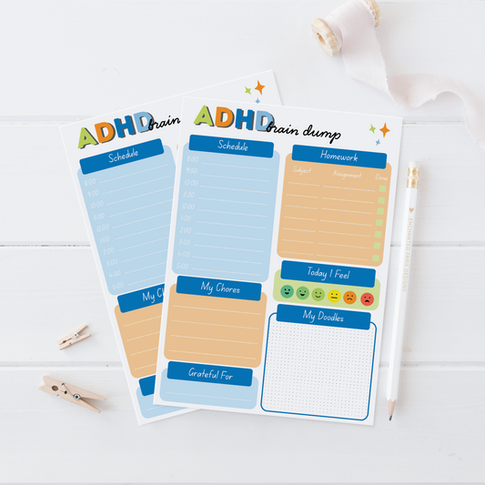 ADHD Brain Dump Notepad