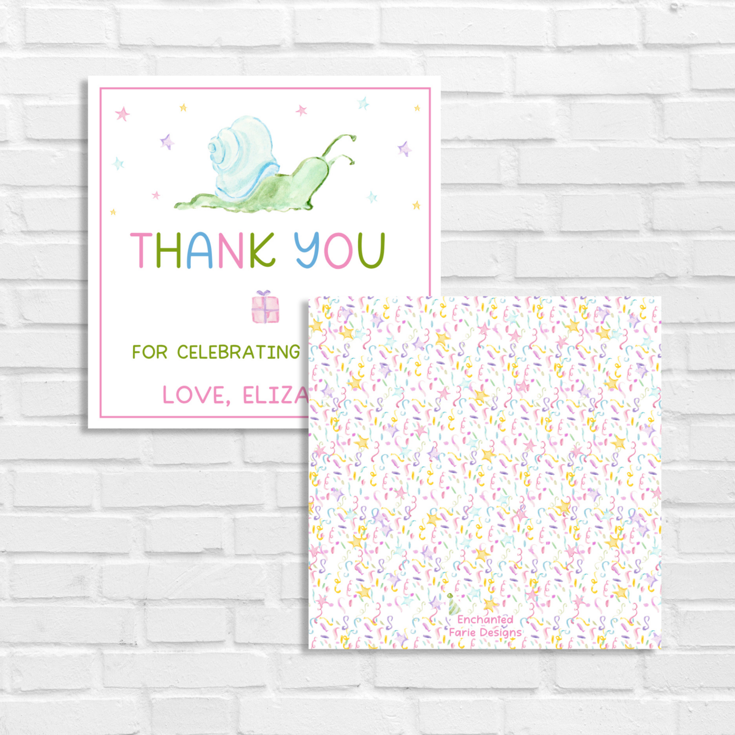 Party Animals Gift Tag