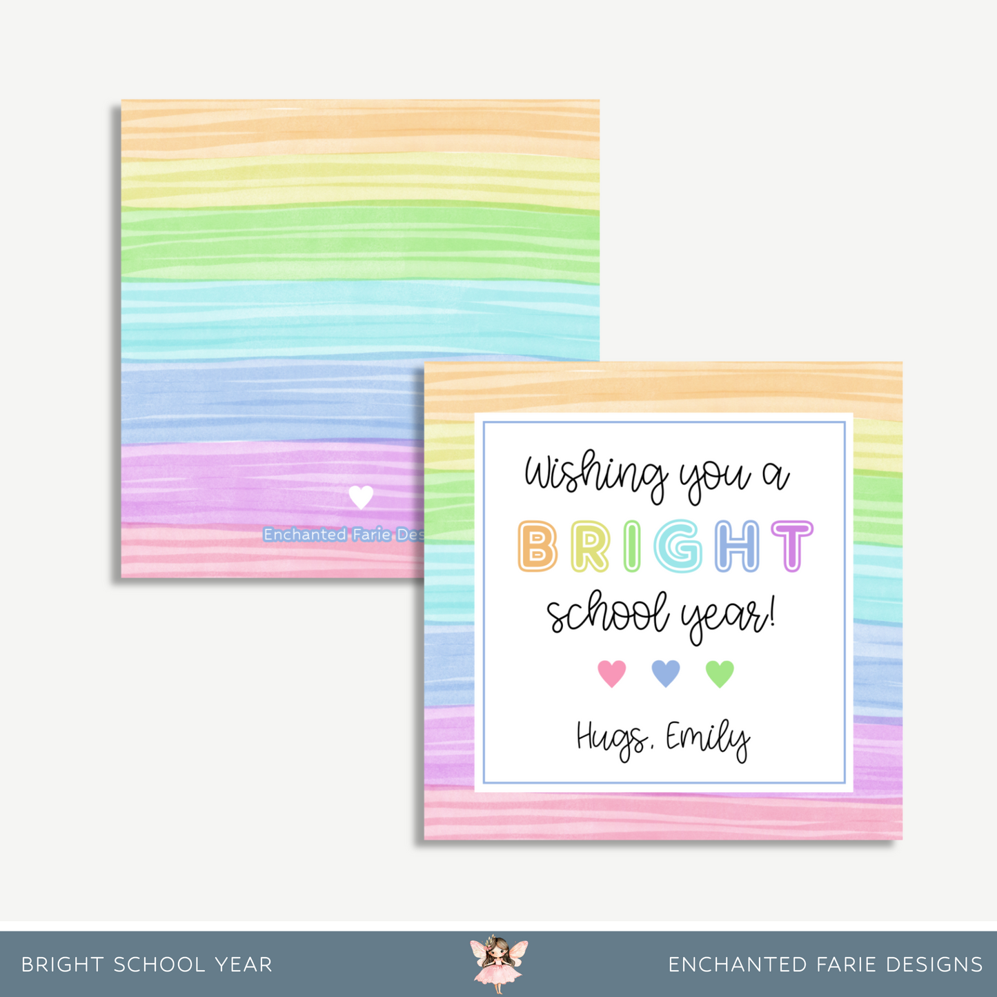Wishing You a Bright School Year Gift Tag – Printable