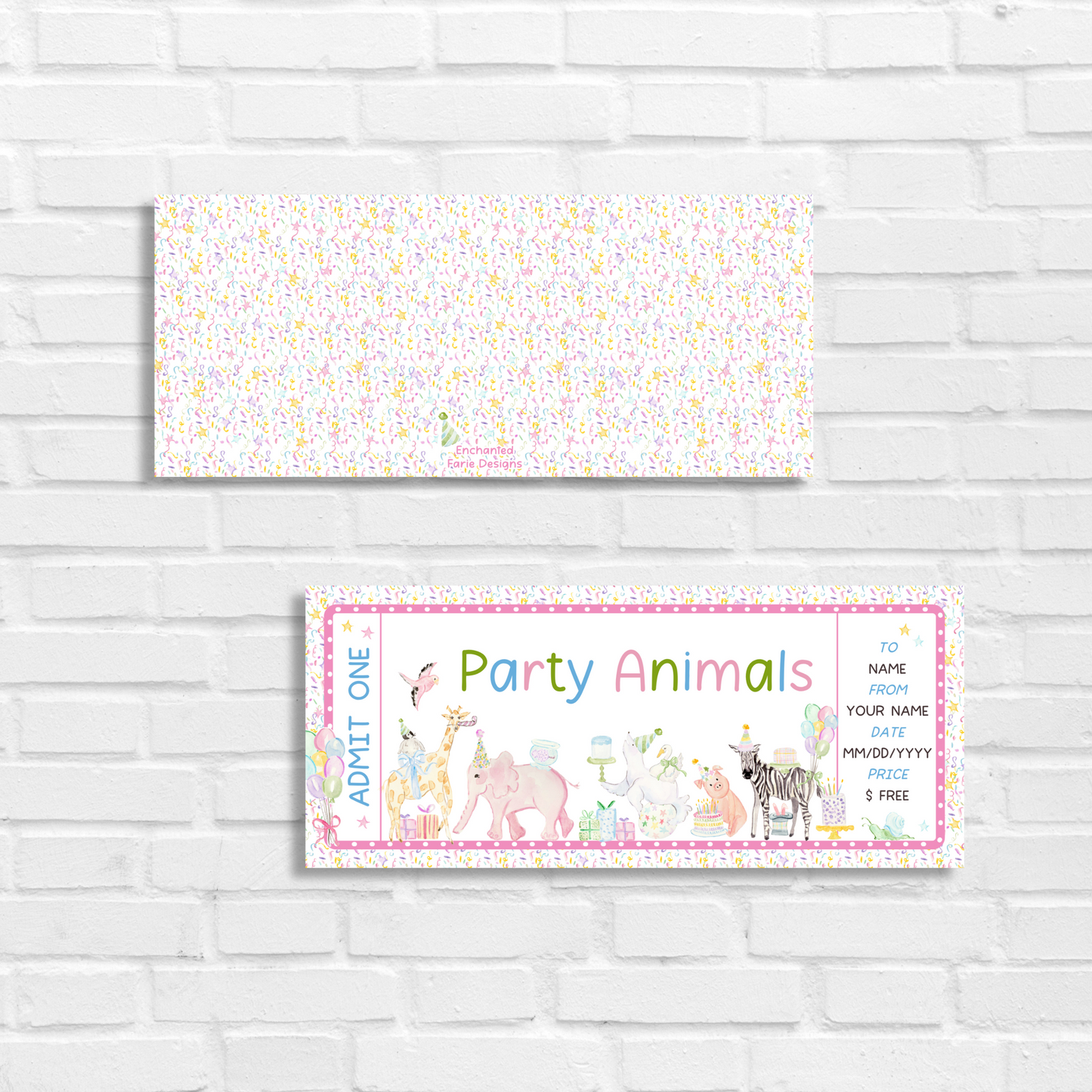 Party Animals Zoo Ticket