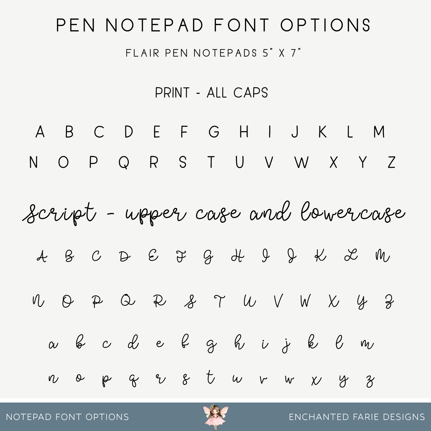 Personalized Notepad with Flair Pen – Custom Stationery Gift