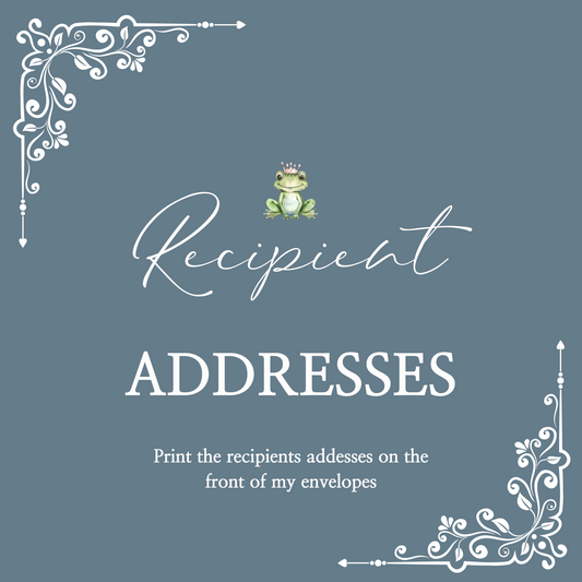 Individual Recipient Address Printing Add-On