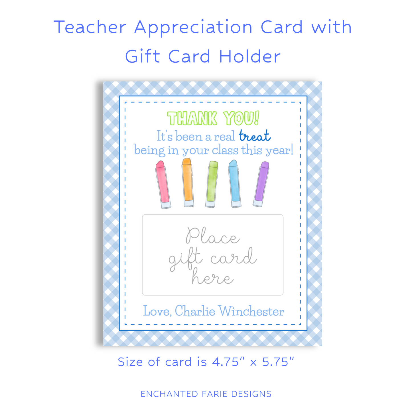 Front_Sweet Treat Teacher Gift Card