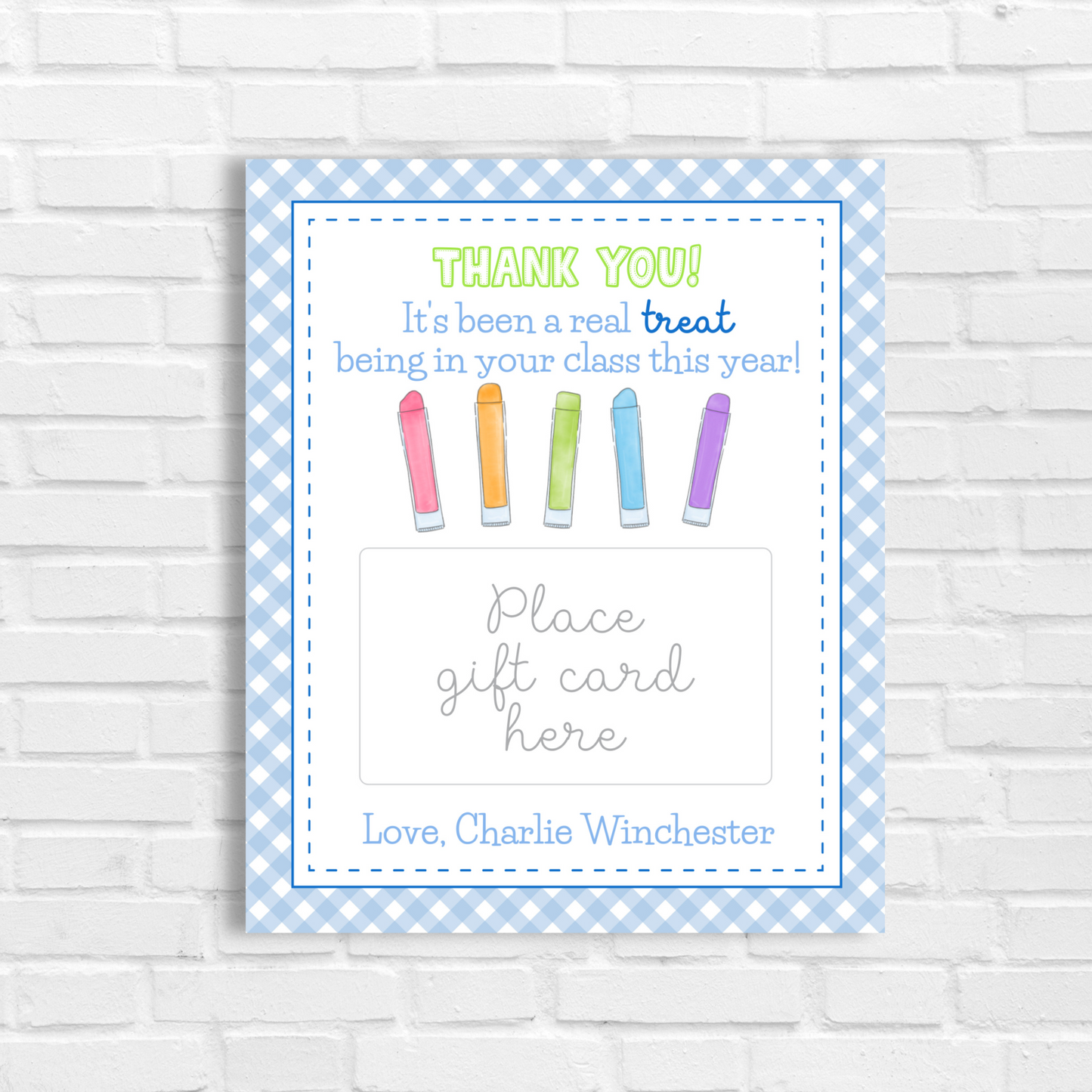 Sweet Treat Gift Card Holder