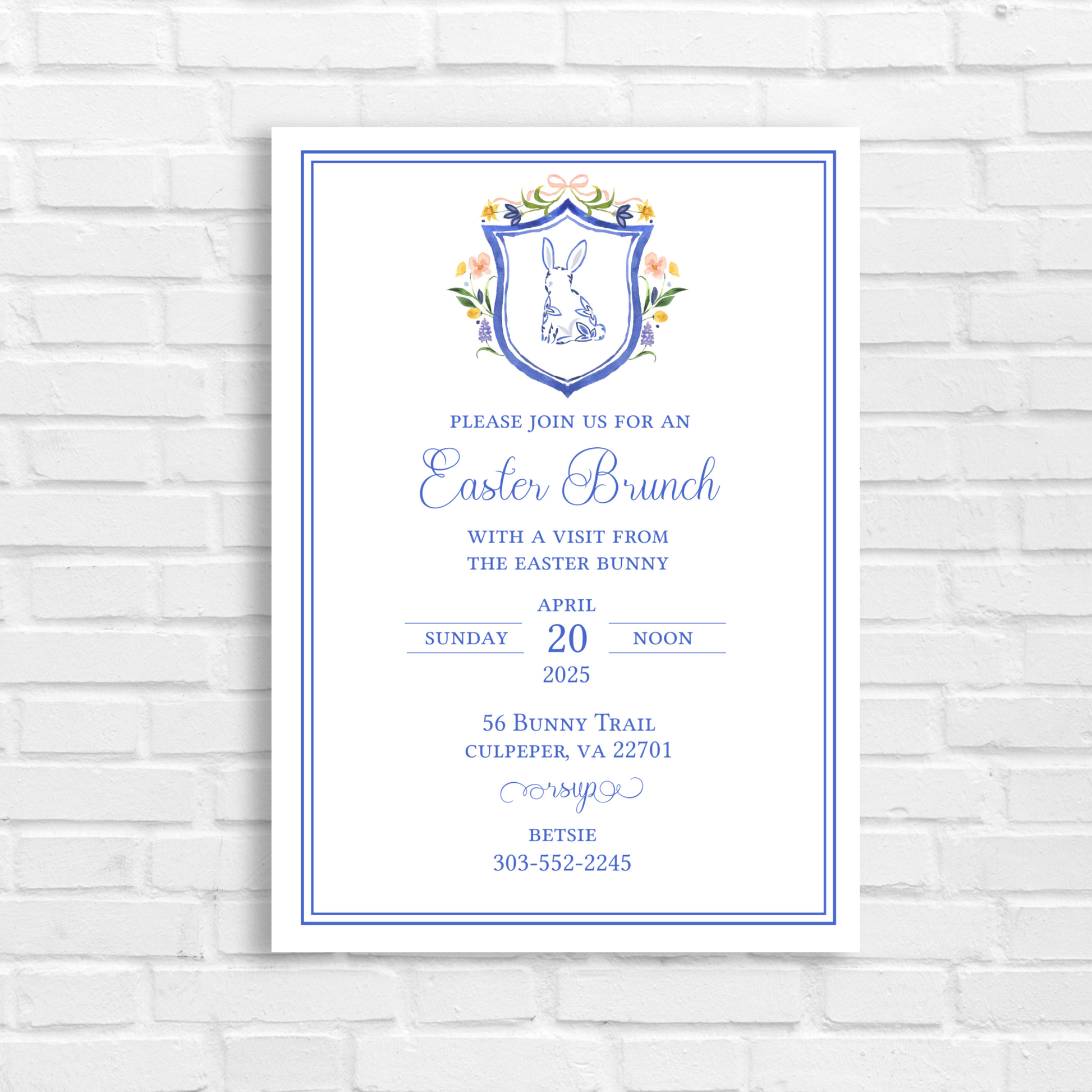 Easter Brunch Invitation