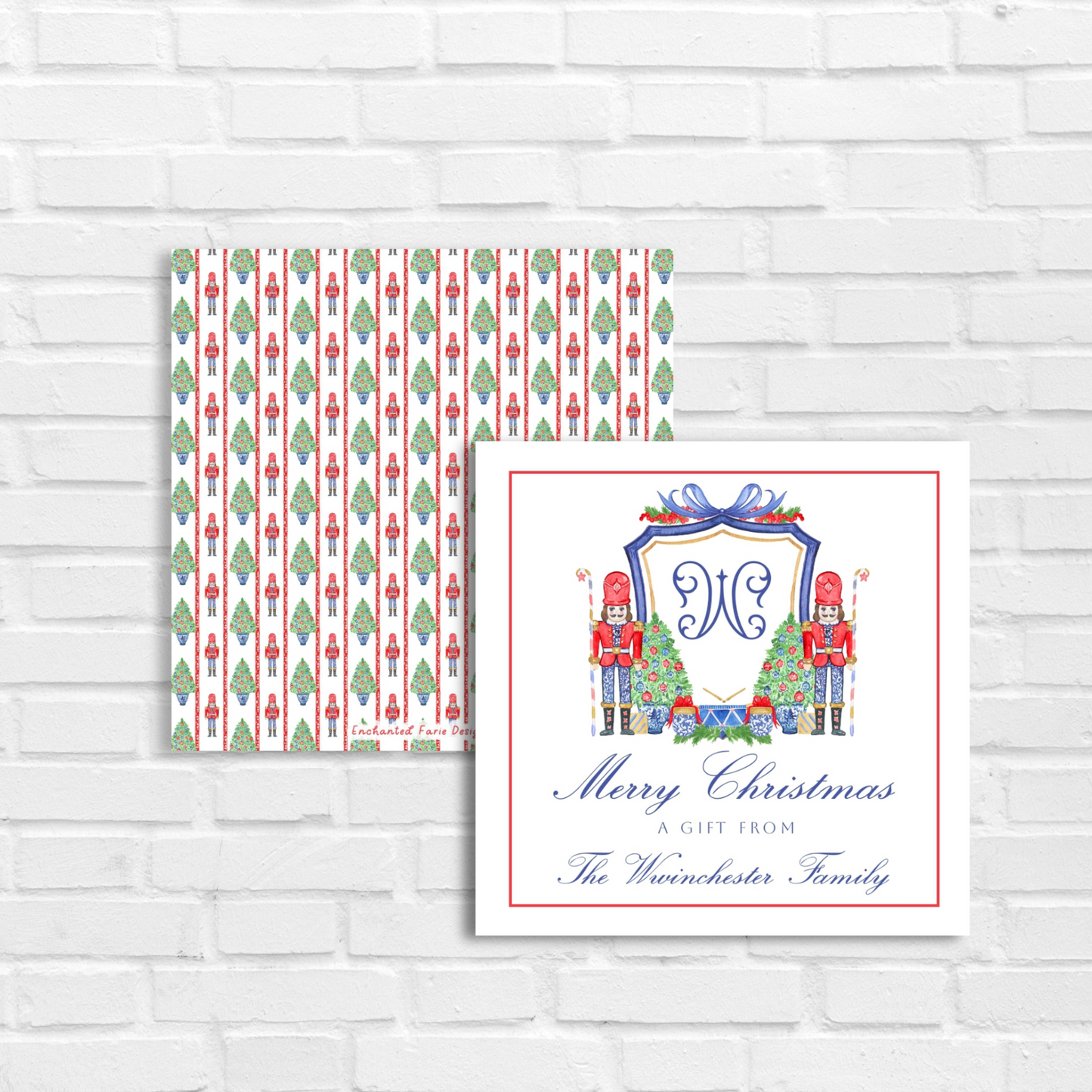 Nutcracker Gift Tag Template