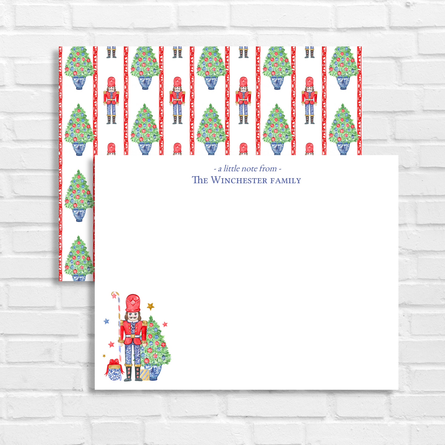 Personalized Christmas Stationery