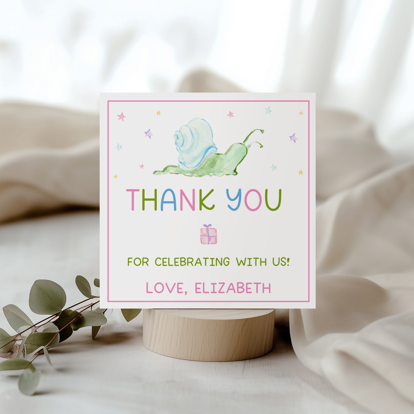 Party Animals Gift Tag
