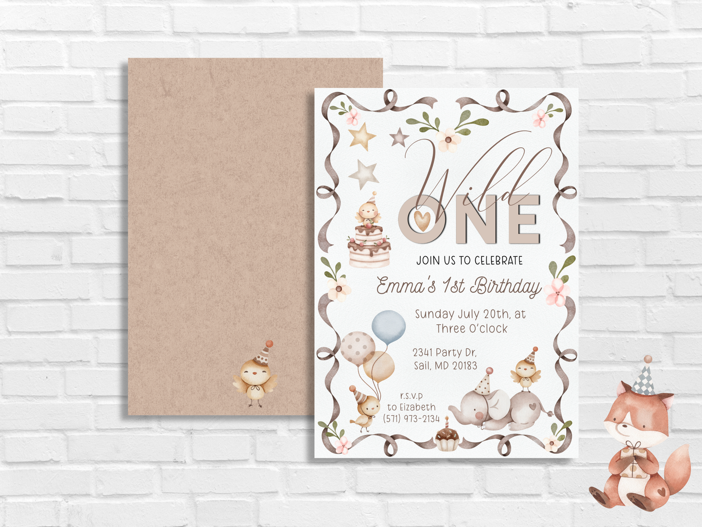 Boho Party Invitation