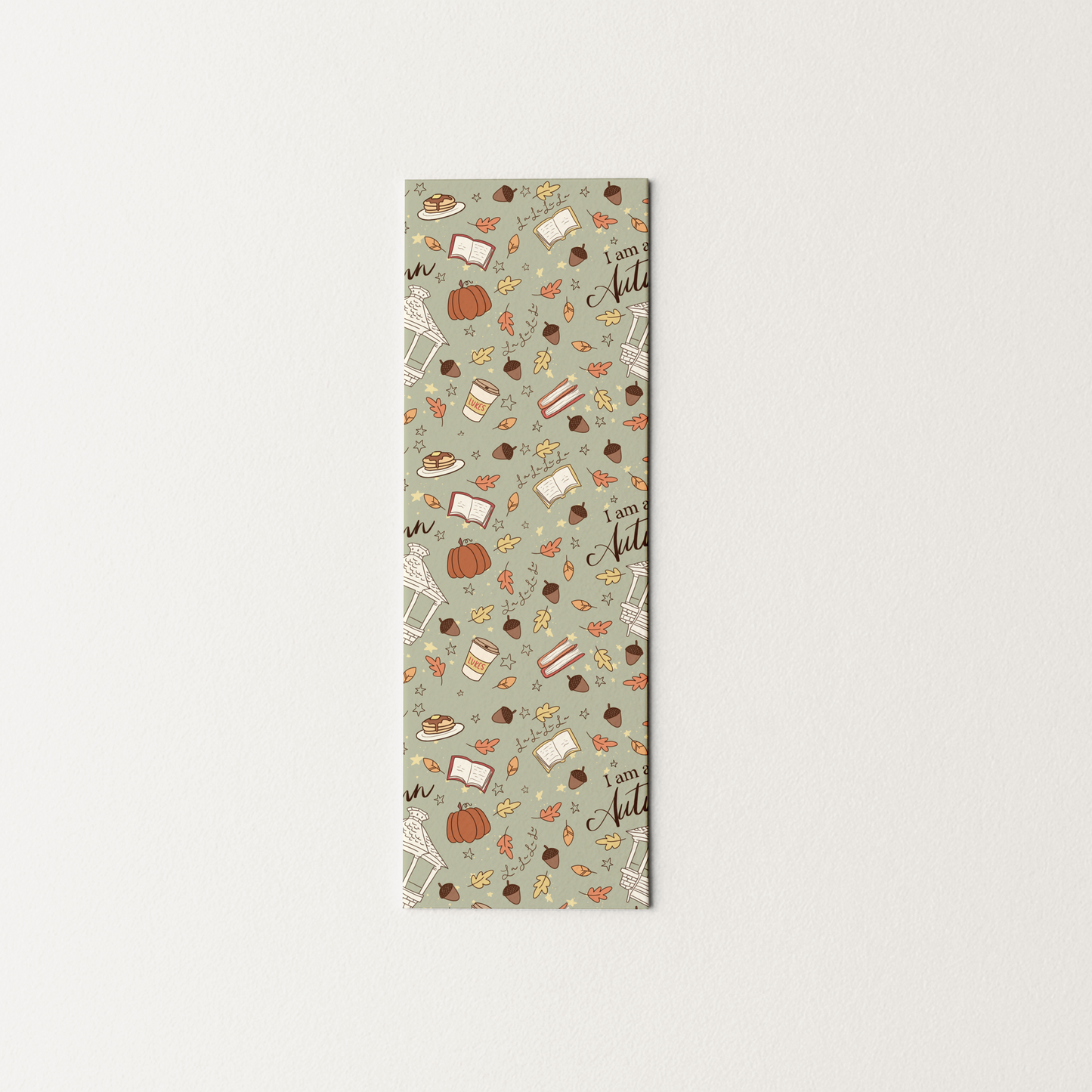 I Am an Autumn Bookmark – 2x6” Cozy Fall Reading Gift for Book Lovers