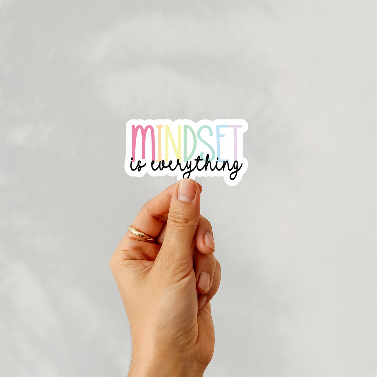 Mindset Is Everything - Vinyl Sticker