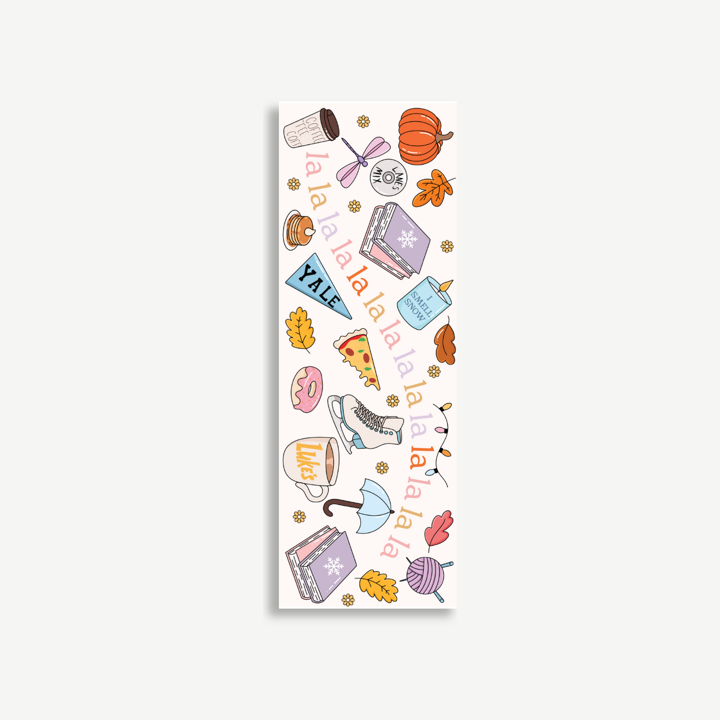 Cozy Falala Gilmore Girls Bookmark – Bookish Fall Aesthetic