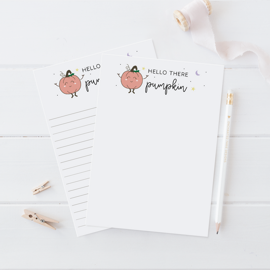 Halloween Notepads – Cute & Spooky Stationery - Printable Fall Gift