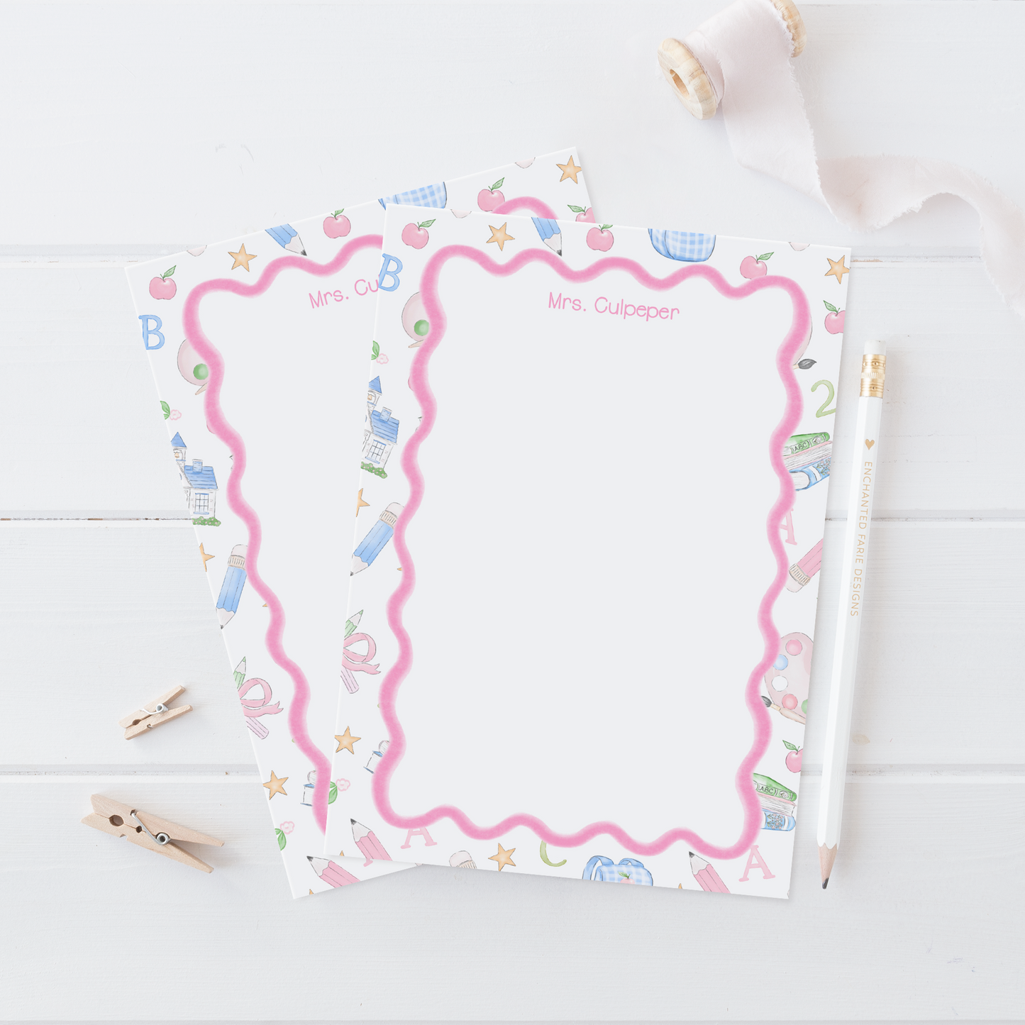 Personalized Teacher Stationery | Custom Notepad