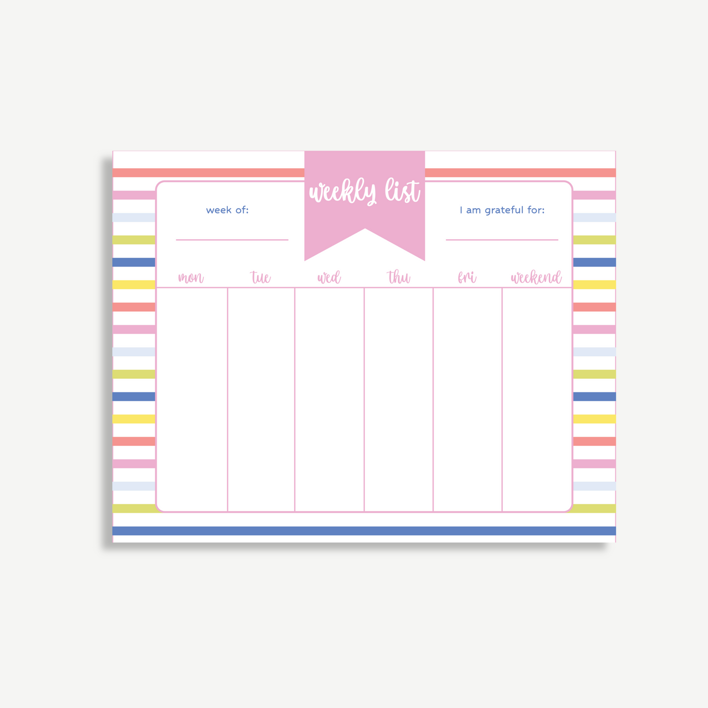 The Ultimate Planner Set – Meal Plan, Grocery List & Weekly Planner ✨