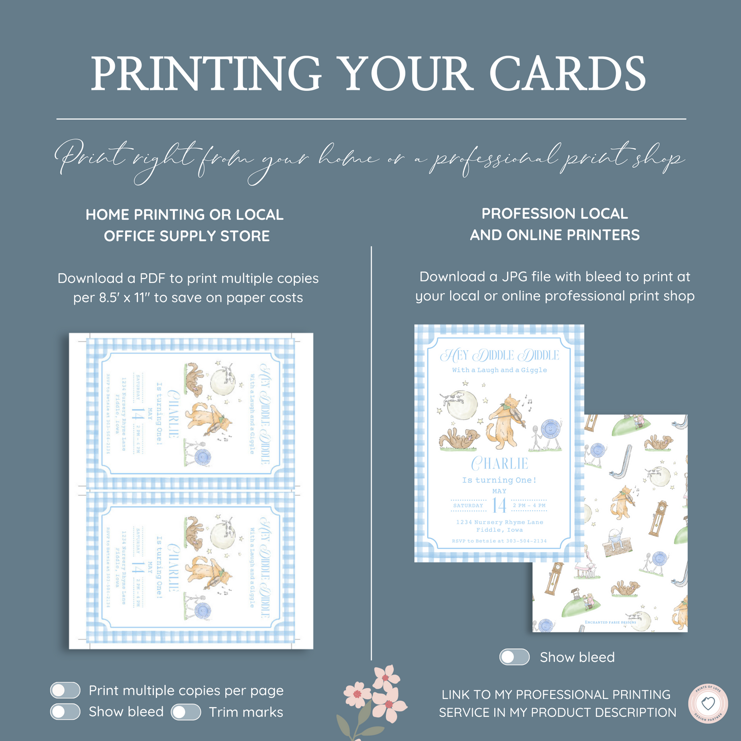 Printing your invitations_