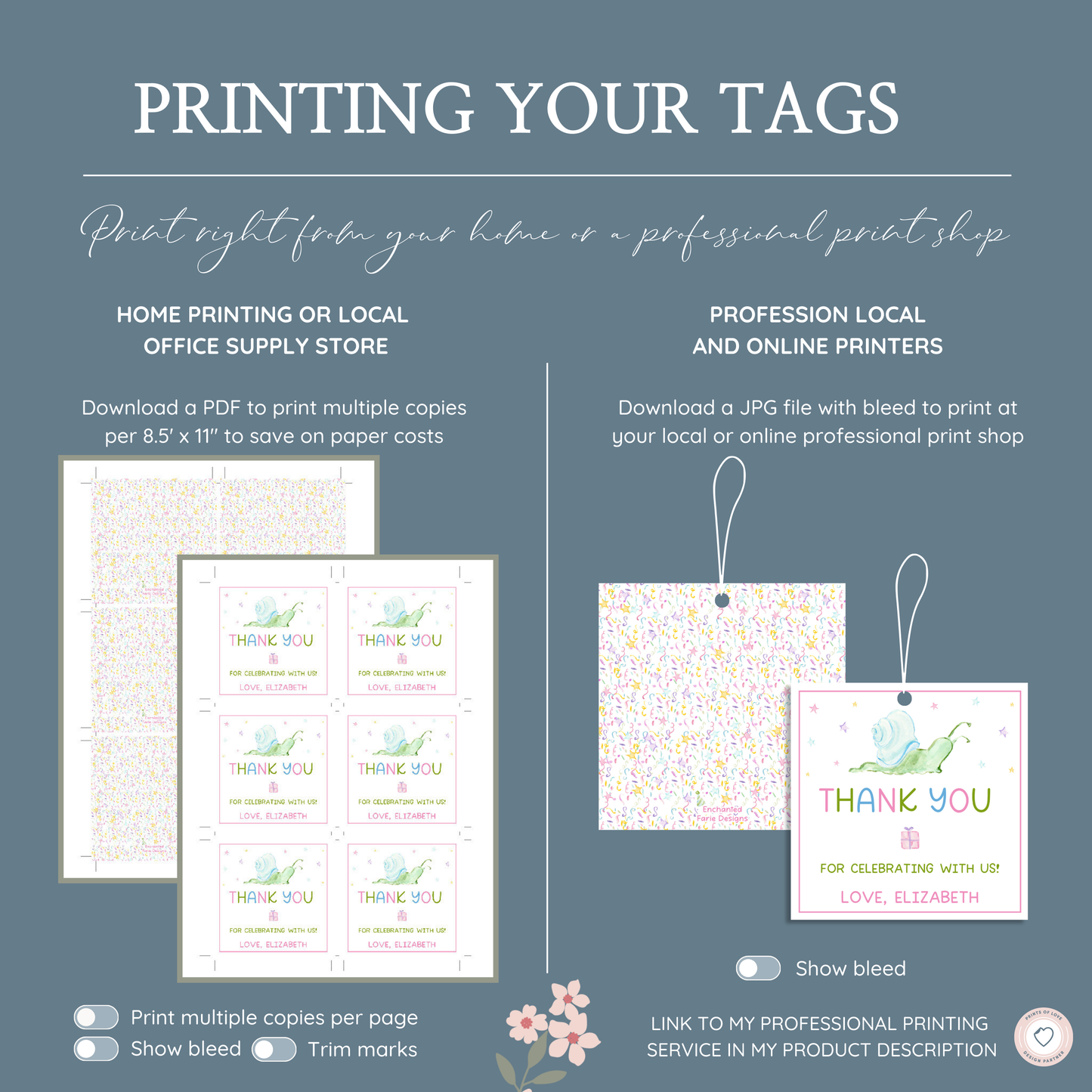 Party Animals Gift Tag