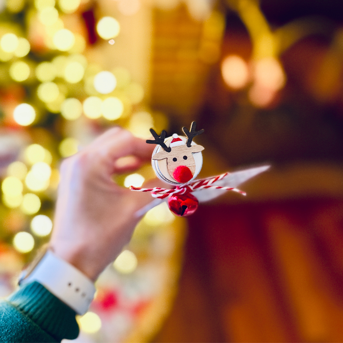 Magic Reindeer Food Tube with Christmas Gift Tag