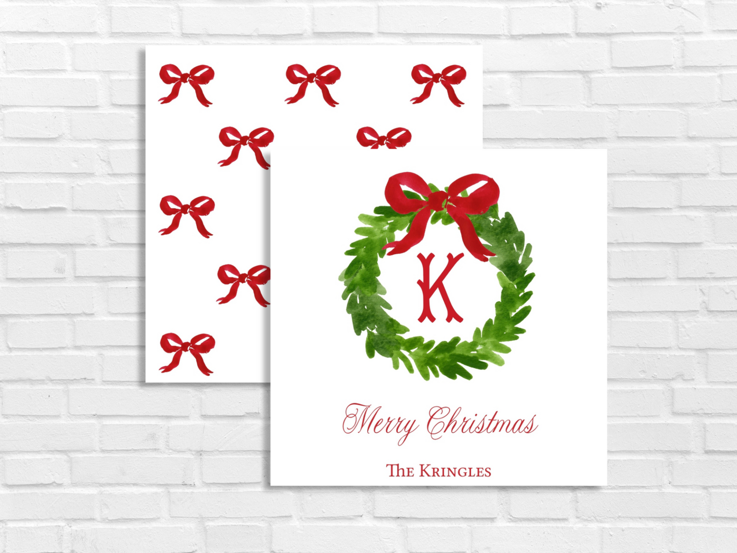 Christmas Monogram Tag 