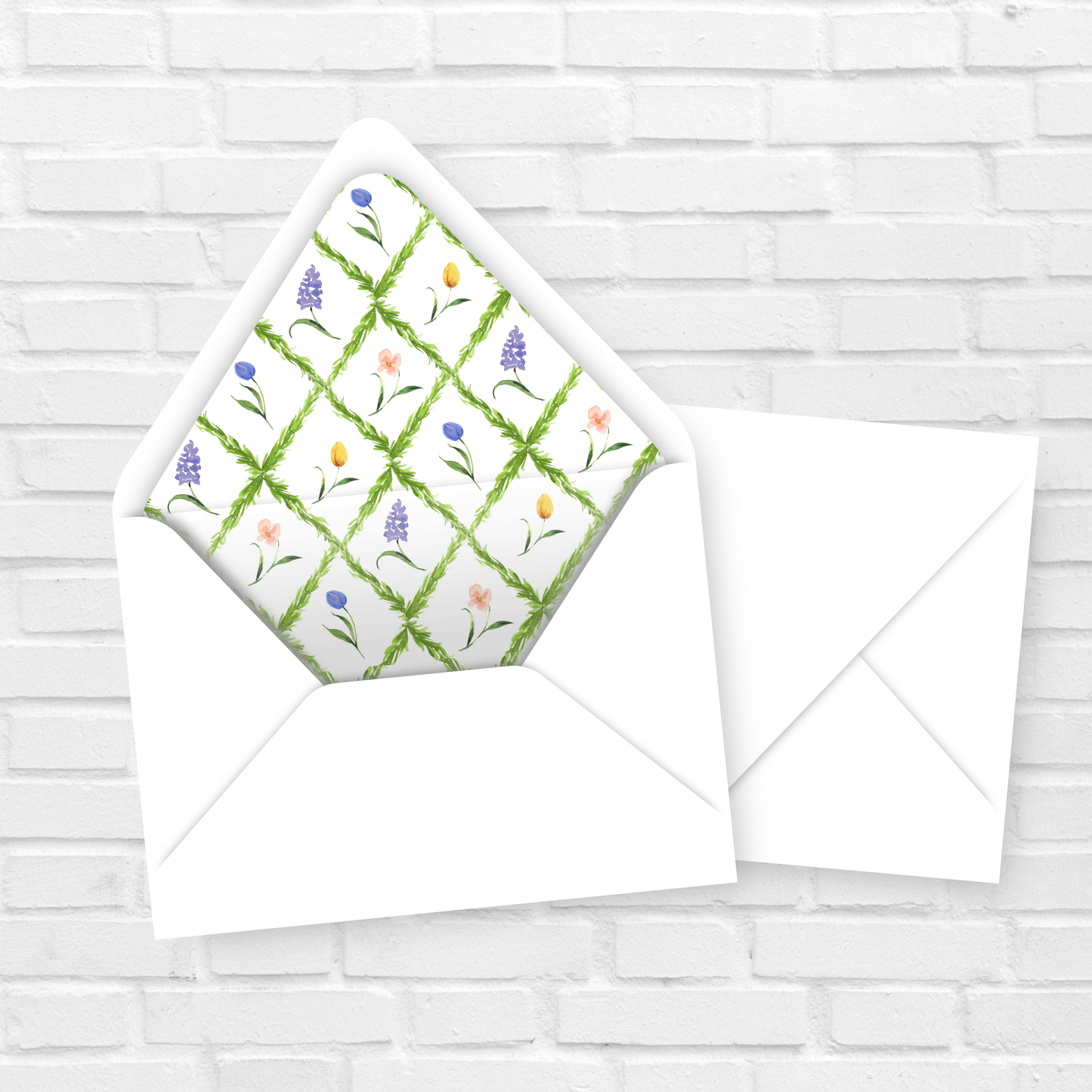Printable Envelope Liners - Easter Bunny