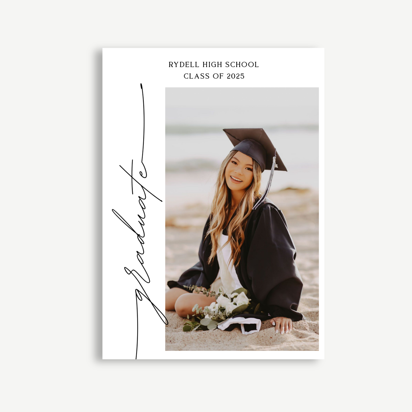 Classic Graduation Party Invitation – 5x7
