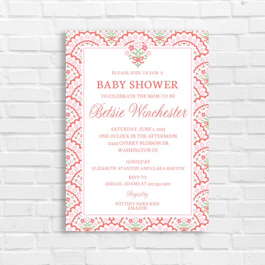 Floral Bow Scallop
