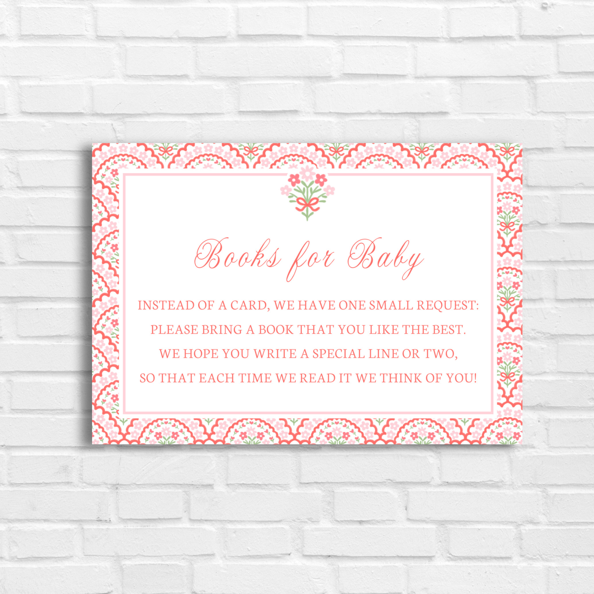 Books for Baby card
