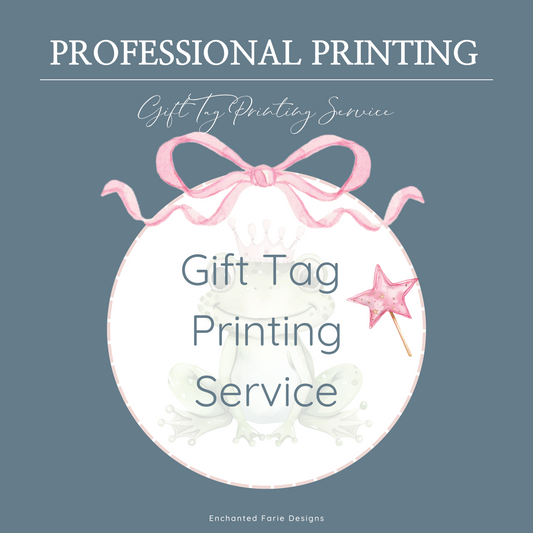 Gift Tag Printing Service