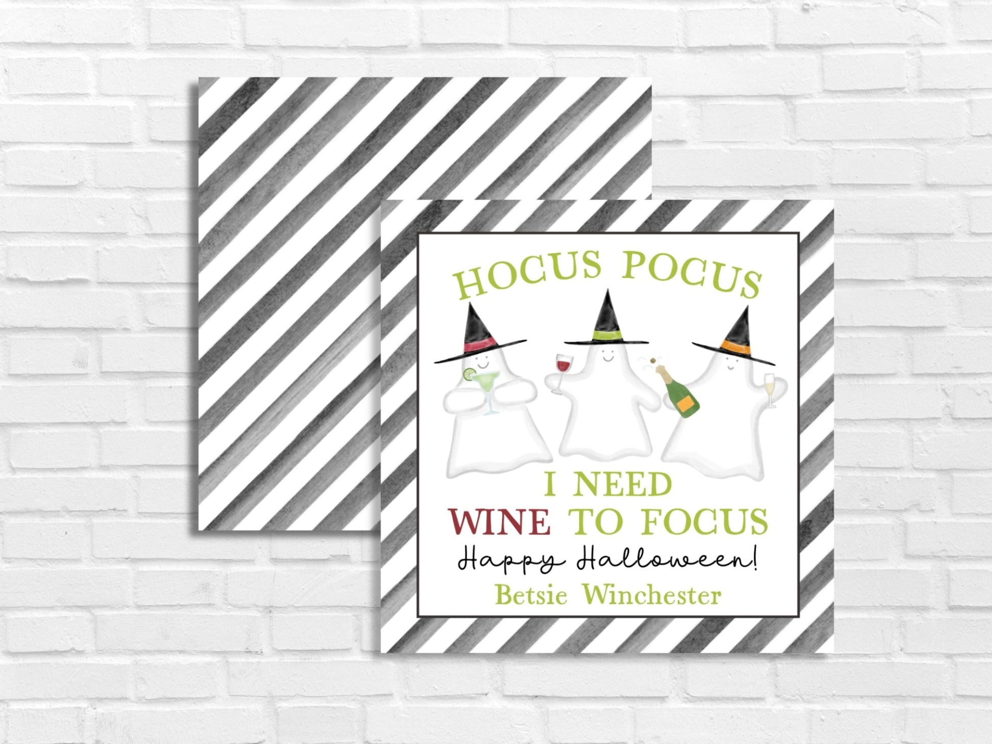 Hocus Pocus Printable Gift Tag