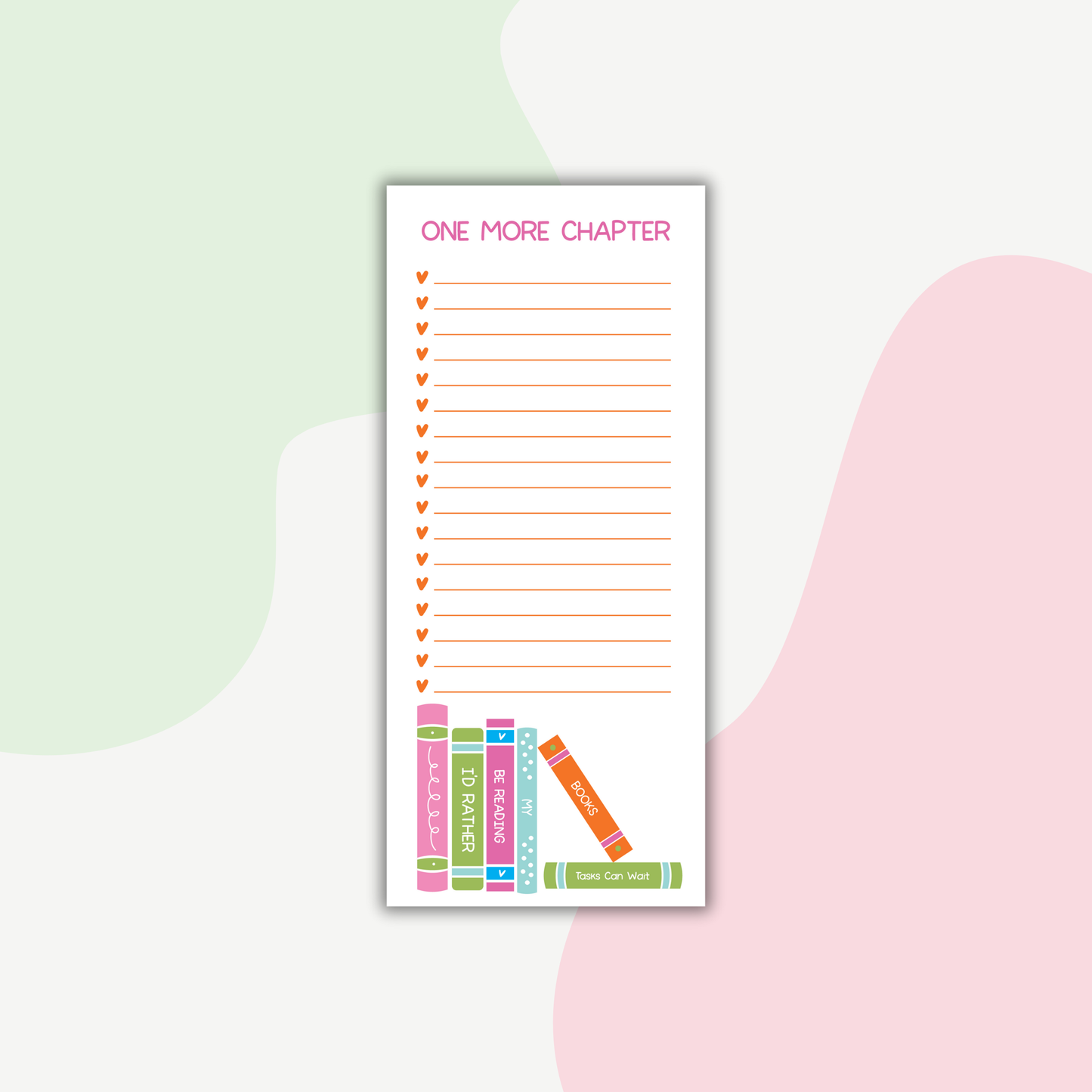 One More Chapter To-Do List Notepad