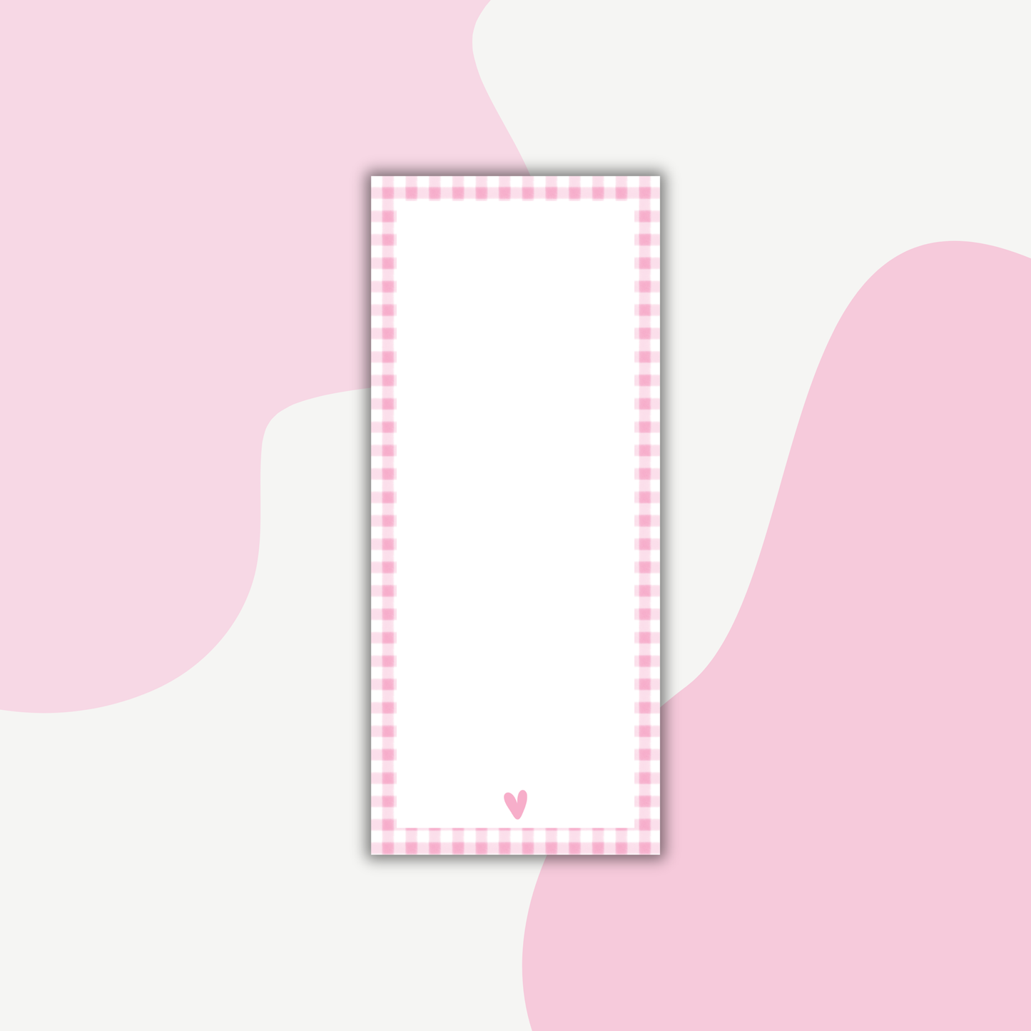Pink Gingham Everyday To-Do Notepad