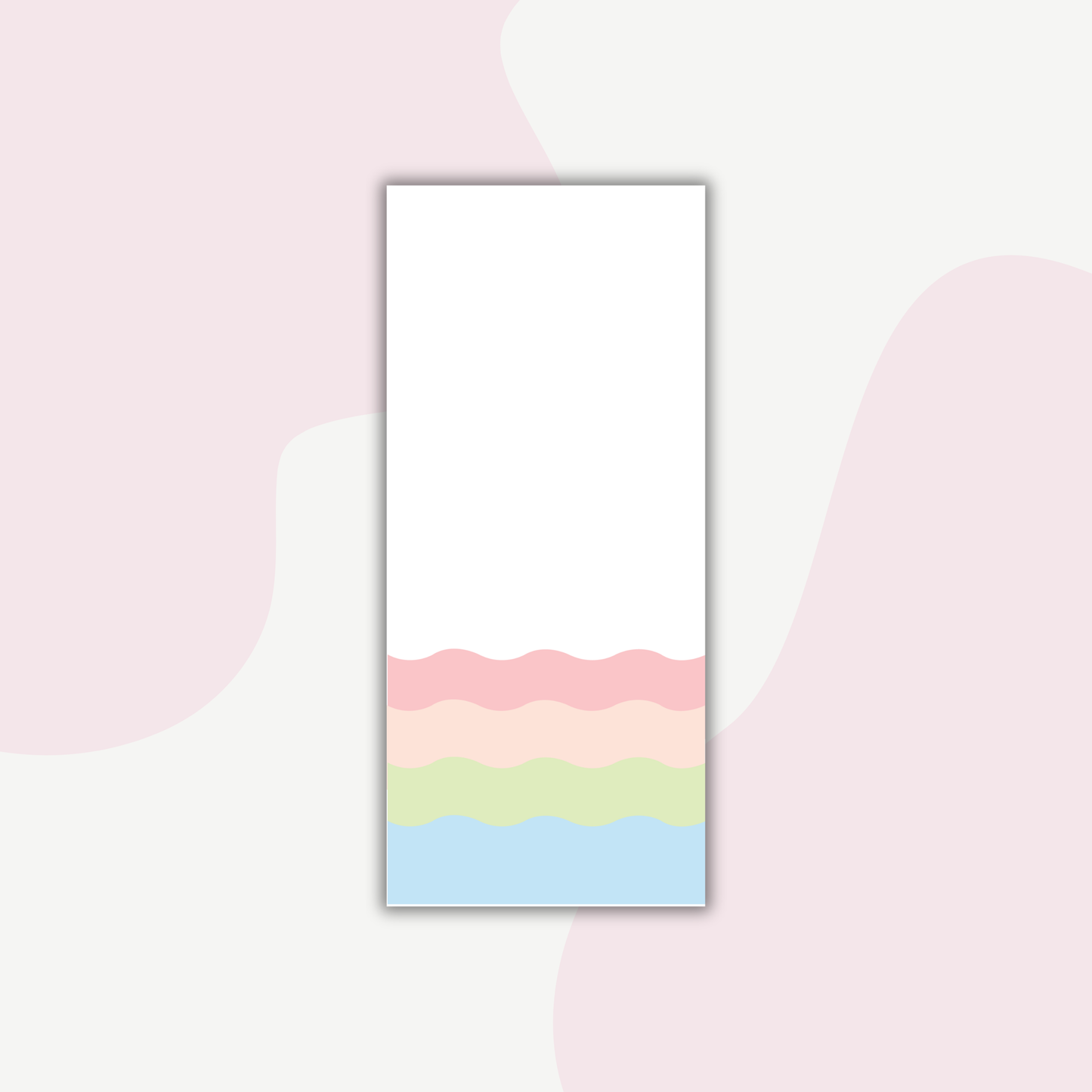 Pastel Waves Notepad