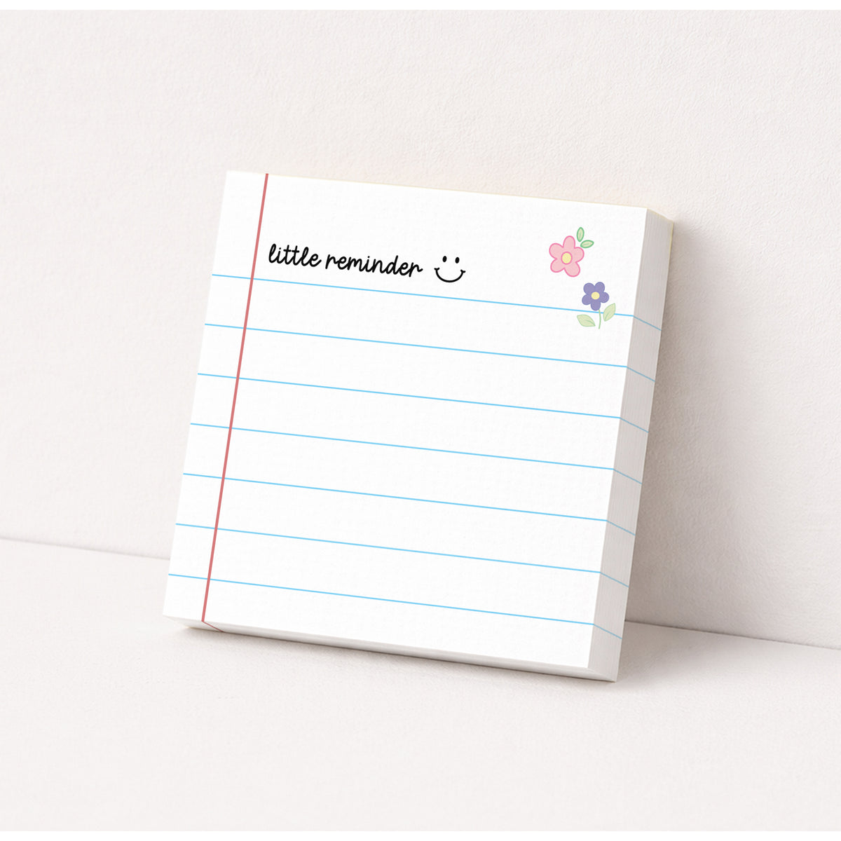 Little Reminder Sticky Notes – Lined Floral 3x3"
