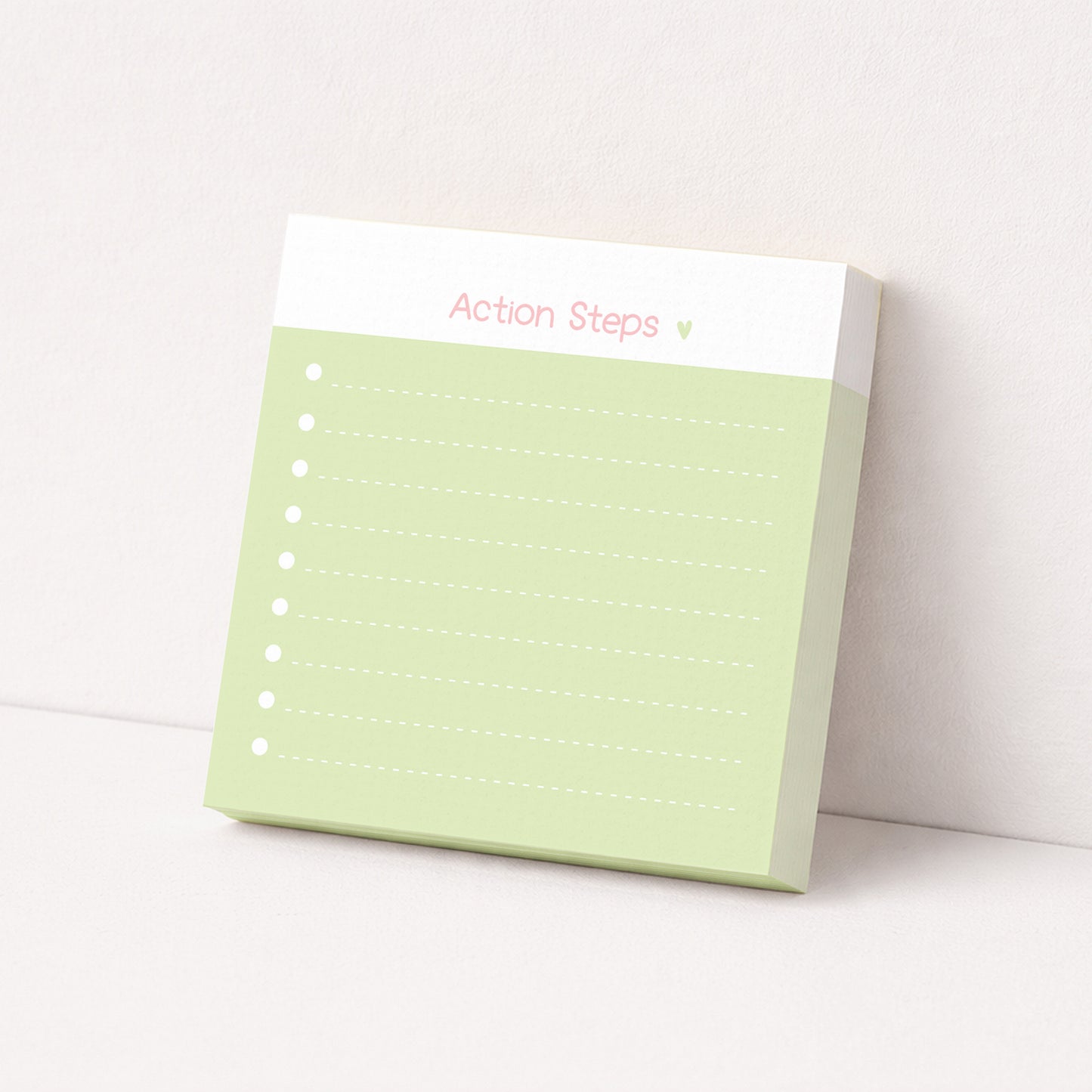 Action Steps Sticky Notes | Cute To Do List Pad