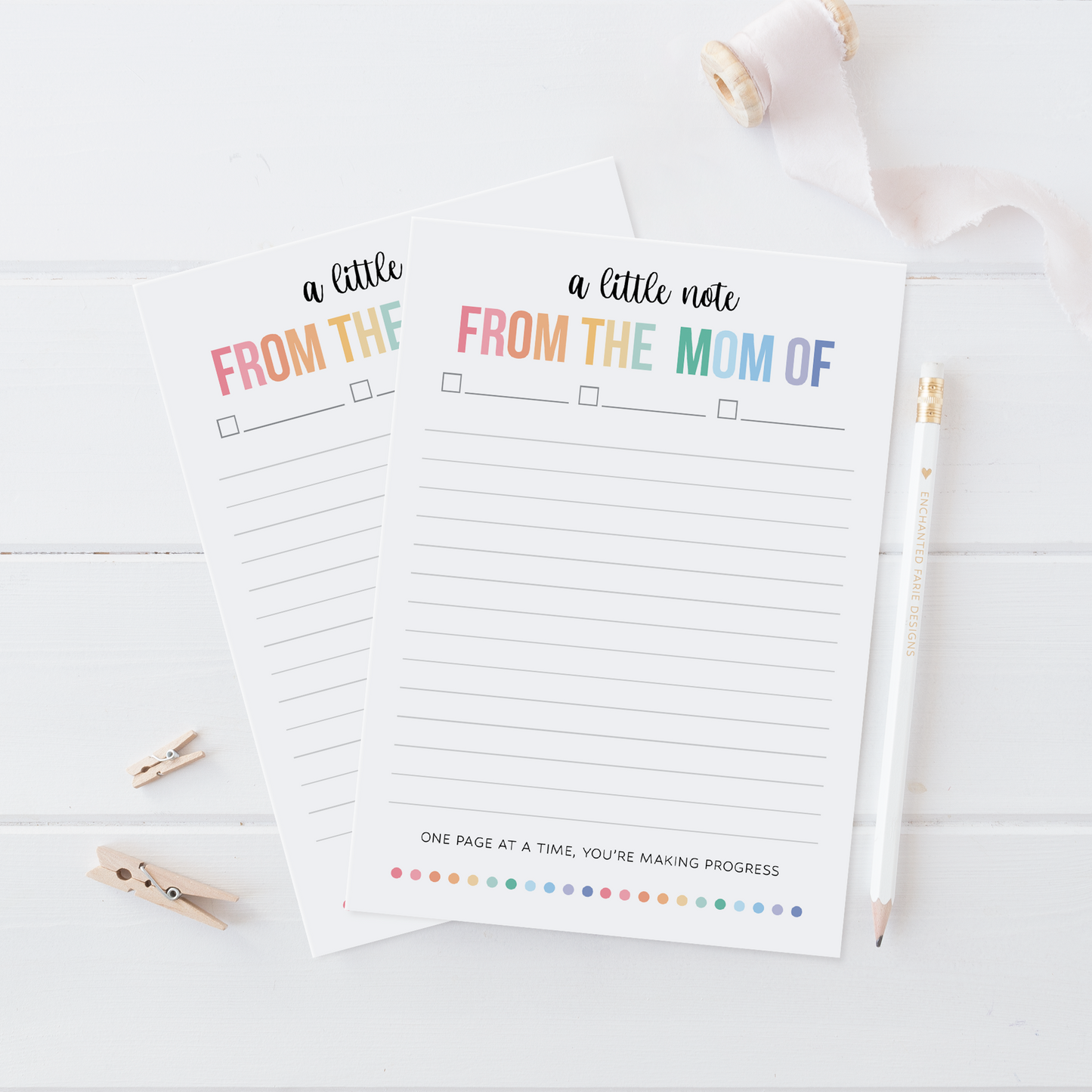 From the Mom Of Notepad | Thoughtful Parent Note Pad