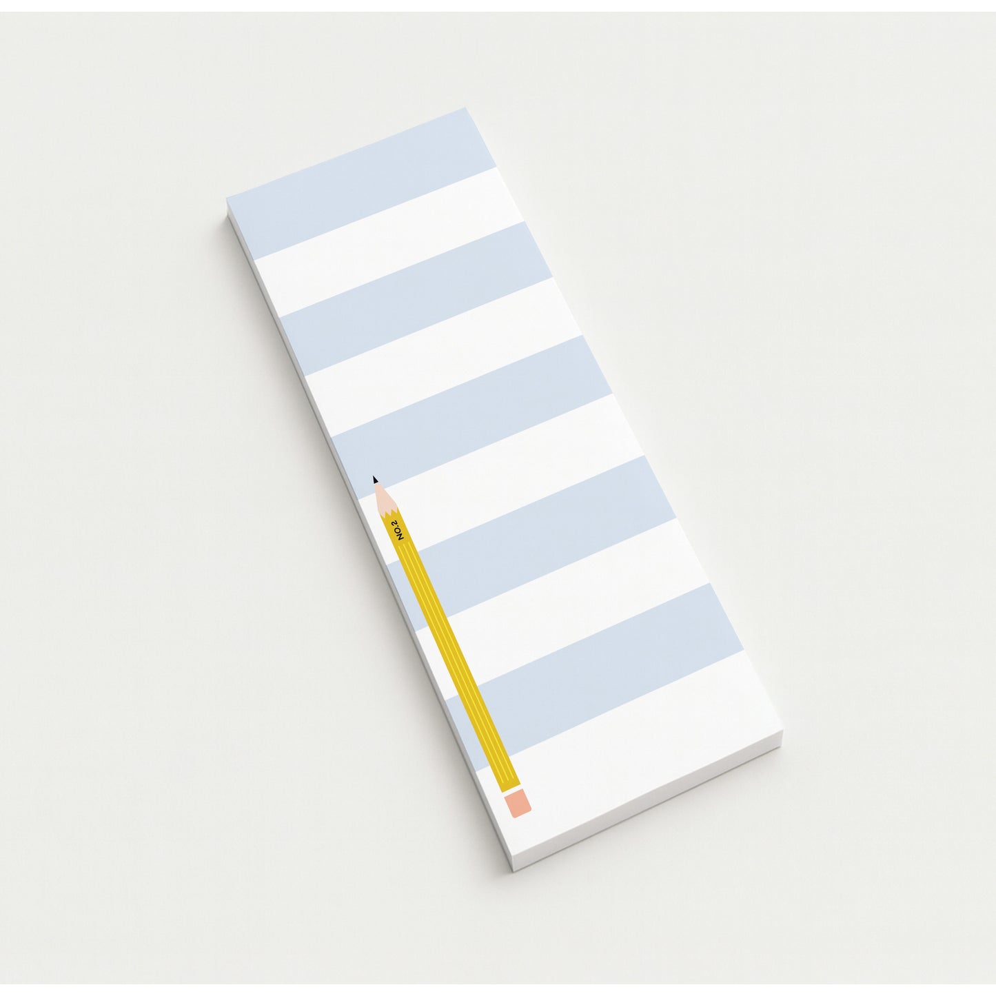 Pencil Stripe Notepad | 3.63 x 8.5