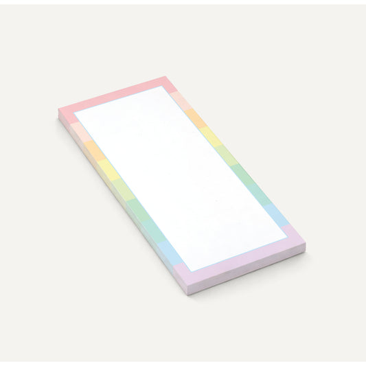 Pastel Rainbow Notepad | Aesthetic To Do List Pad