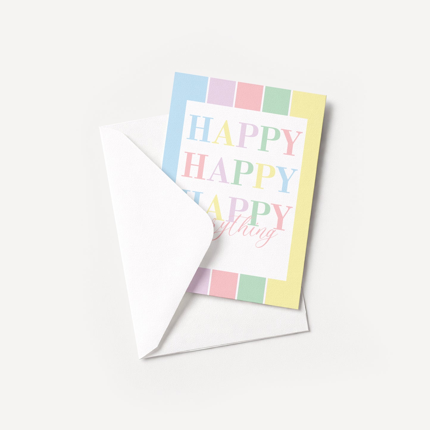 Happy Everything Gift Tag | Rainbow Gift Tag 2.5 x 3.5"