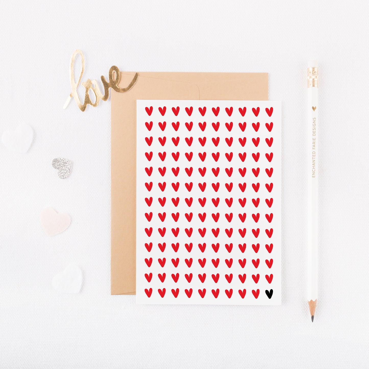 All My Hearts Greeting Card | Modern Valentine Card