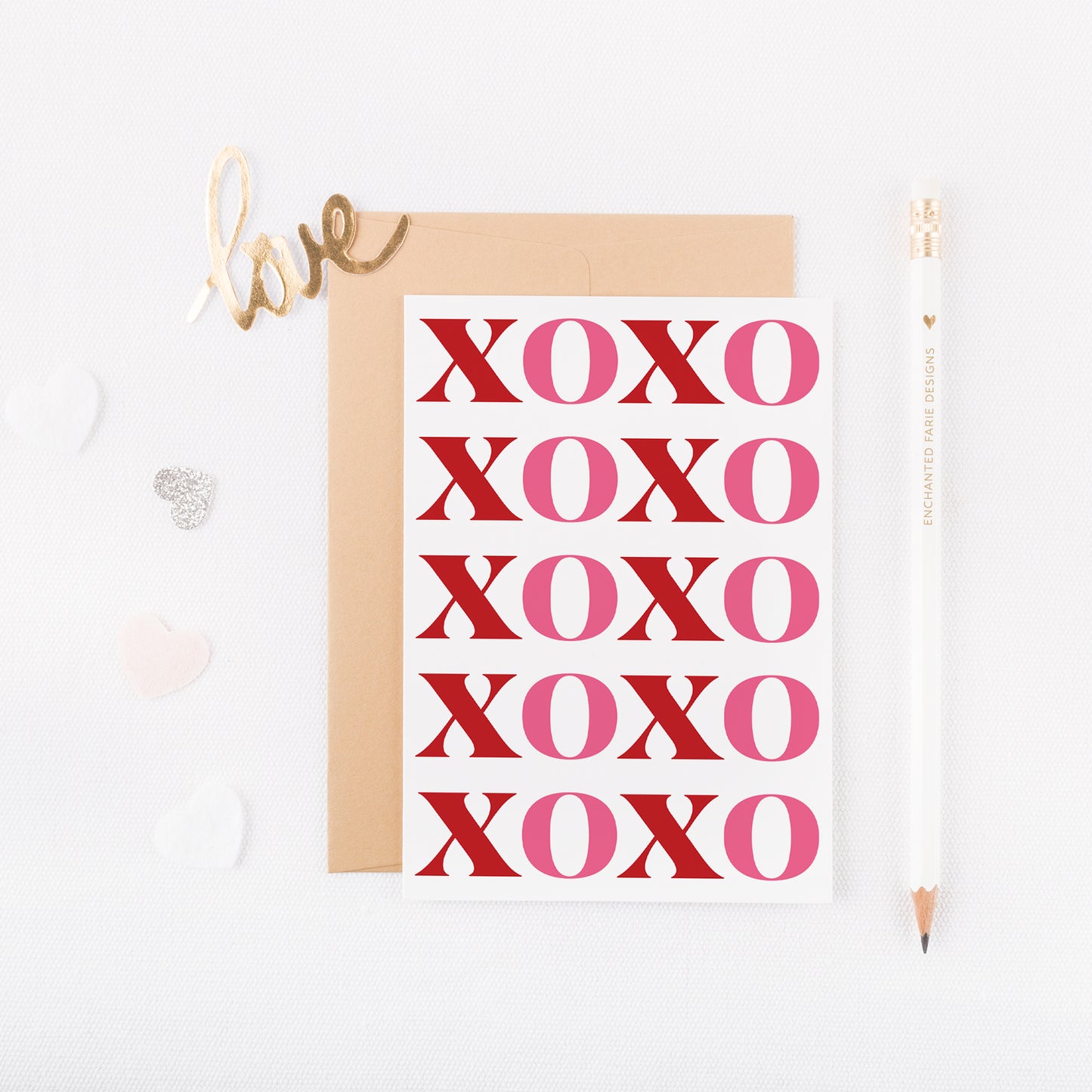 XOXO With All My Love Greeting Card