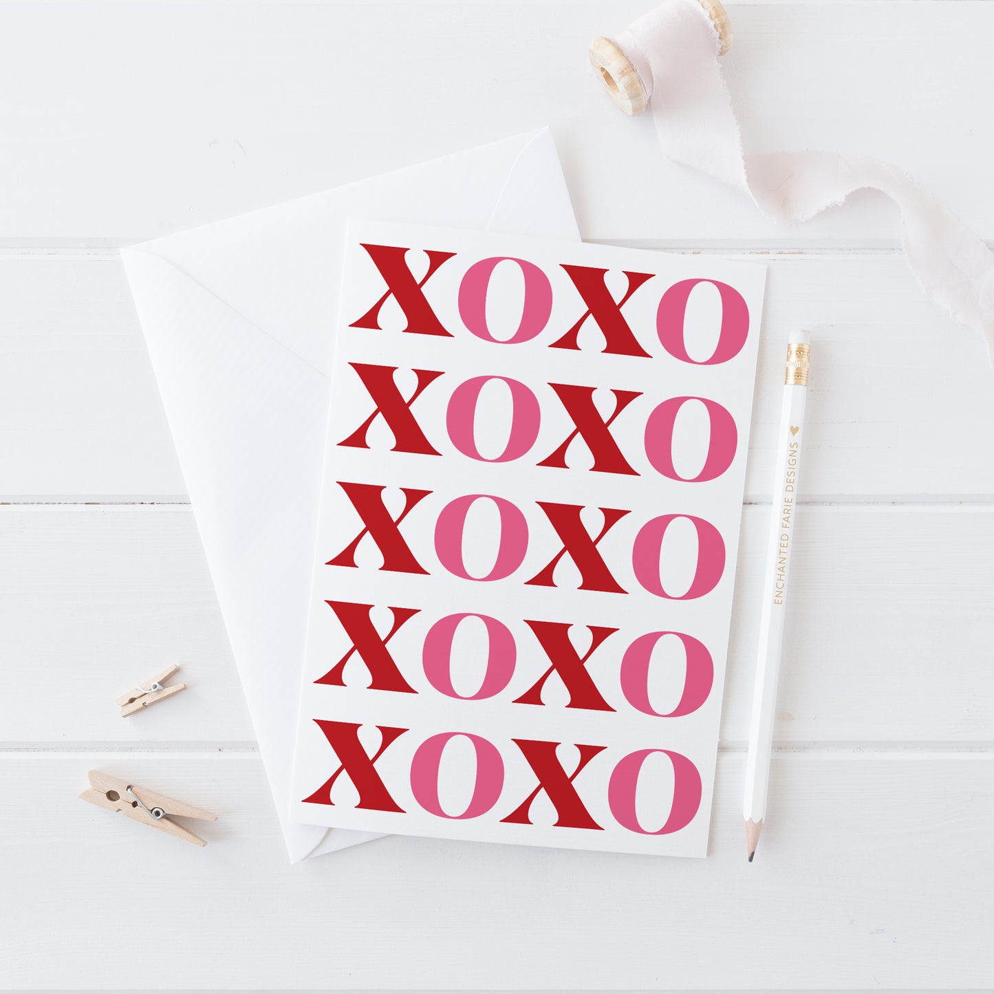XOXO With All My Love Greeting Card