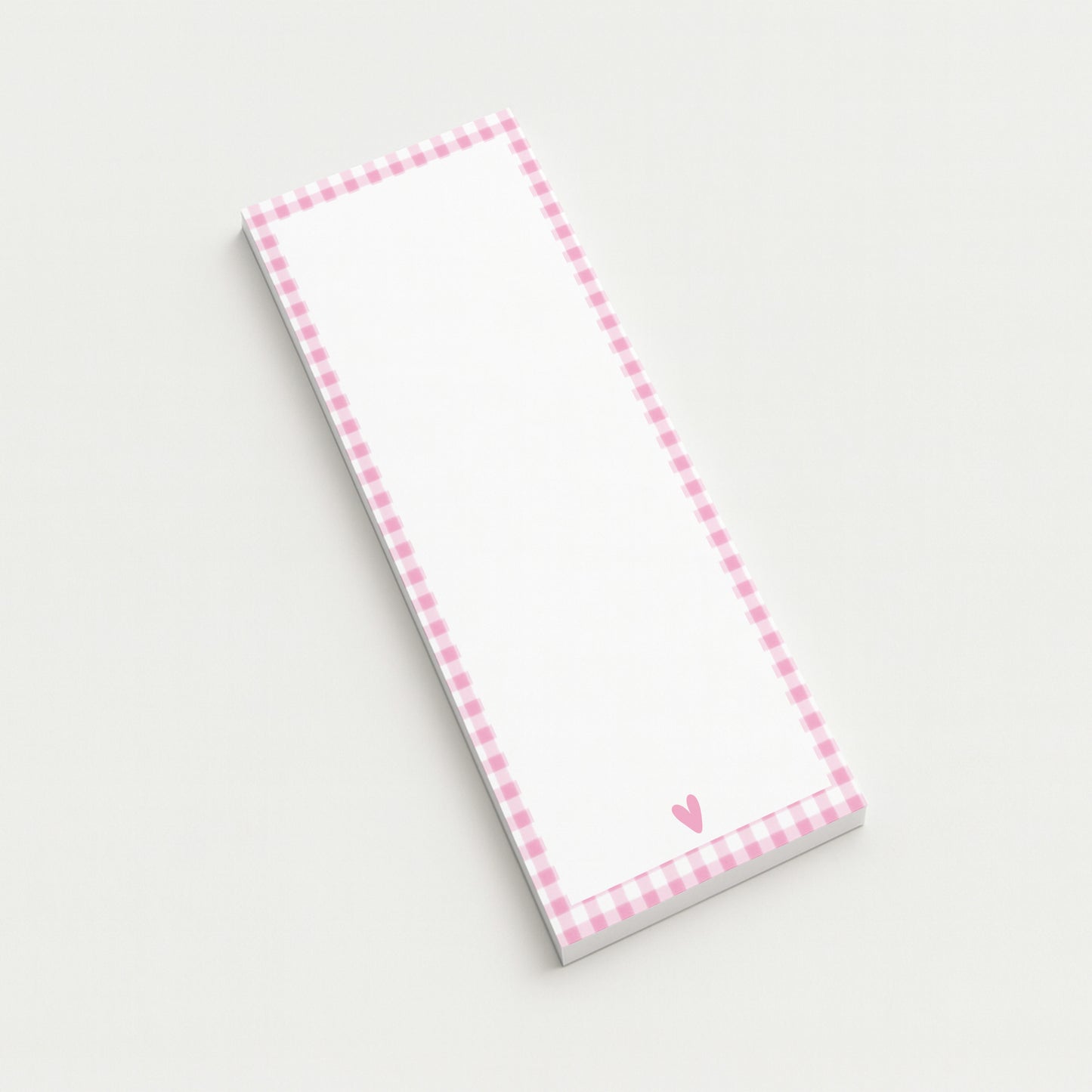 Pink Gingham Everyday To-Do Notepad
