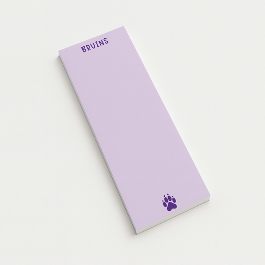 Bruins School Spirit Notepad | Purple To-Do NotePad