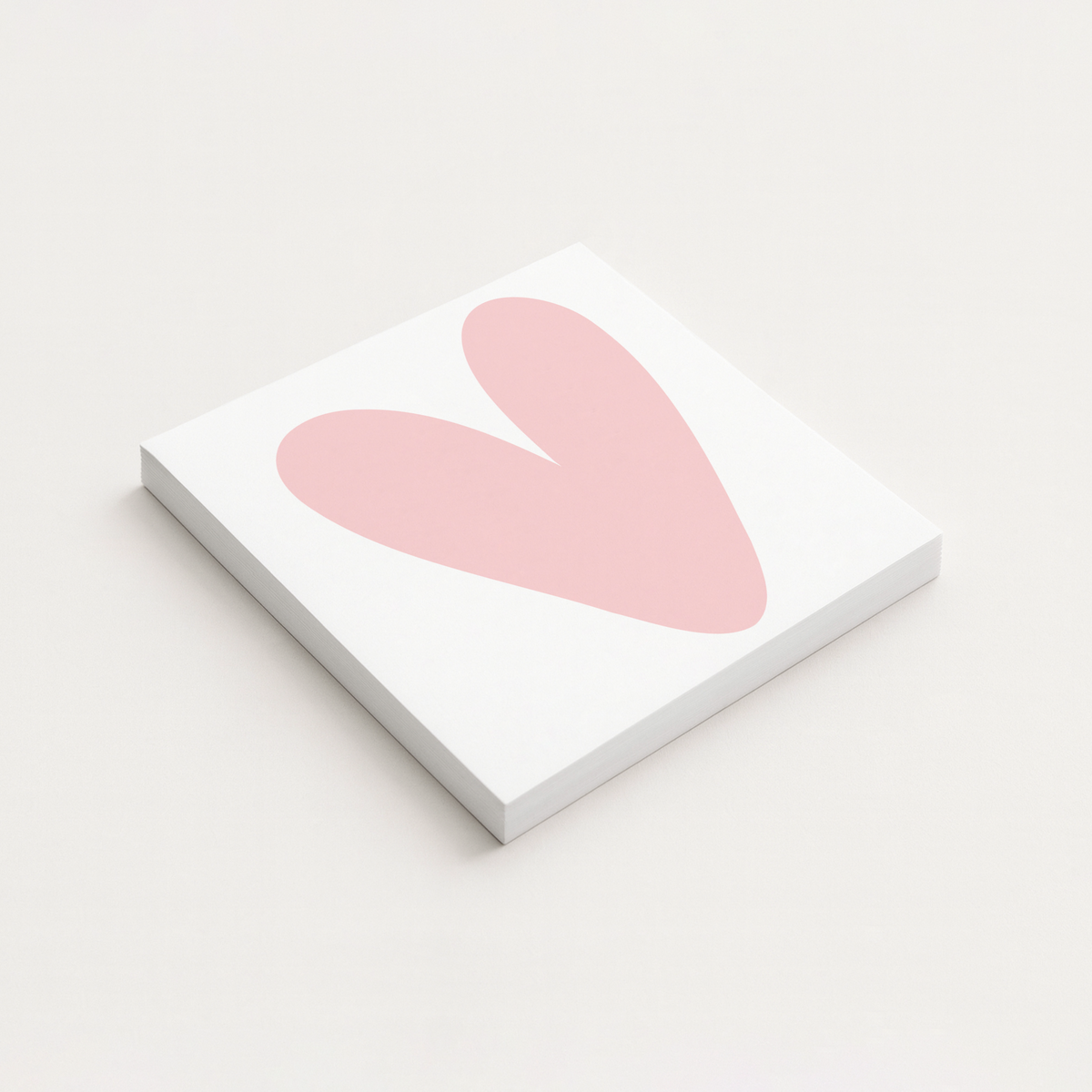 Large Heart Sticky Notes
