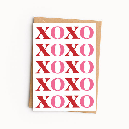 XOXO With All My Love Greeting Card