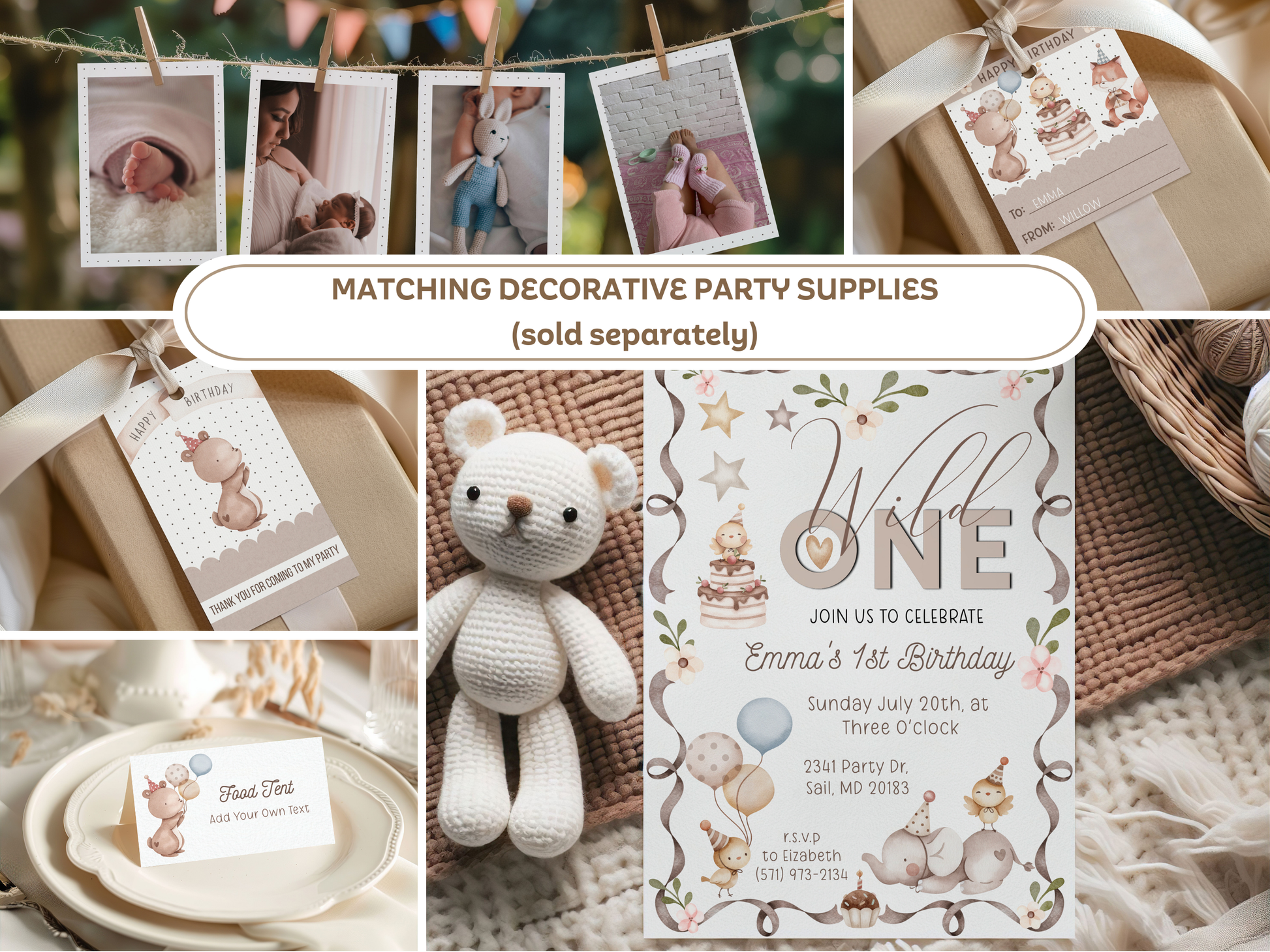 Boho Party Invitation