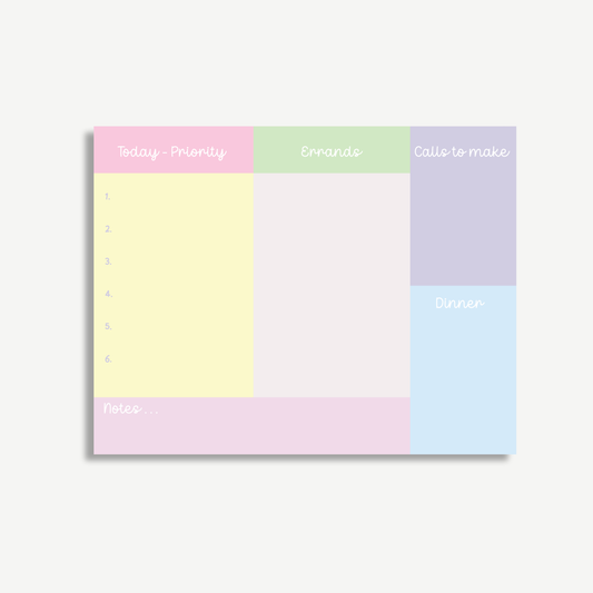 The Daily Mind Dump Notepad 11 x 8.5"