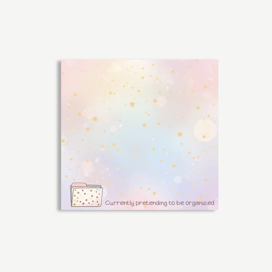 Currently Pretending to Be Organized Sticky Notes