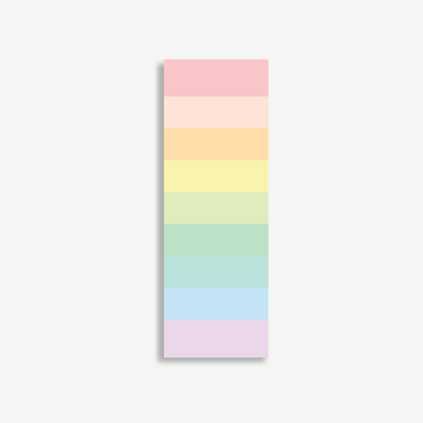 Pastel Rainbow Bookmark | Cute Aesthetic Bookmark for Book Lovers