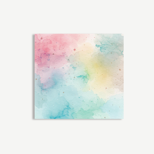 Enchanted Stardust Watercolor Sticky Notes